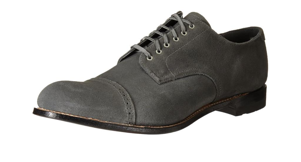 Stacy Adams Men’s Suede Madison Cap Toe